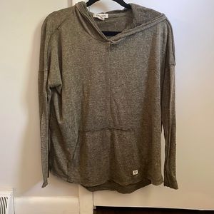 Medium Billabong Frayed Hem Lightweight Hoodie